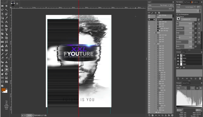 aplikasi desain grafis gratis - gimp