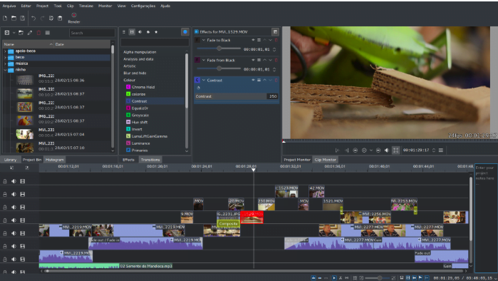 Kdenlive - Tools Freeware Untuk Design