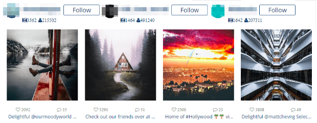 hasil feed instagram yang ditayangkan di WordPress