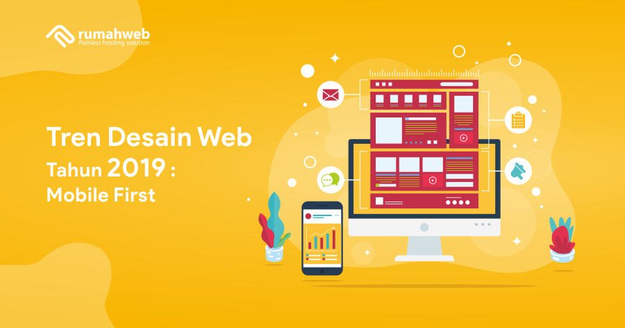 banner blog - Tren Desain Web Tahun 2019 . Mobile First