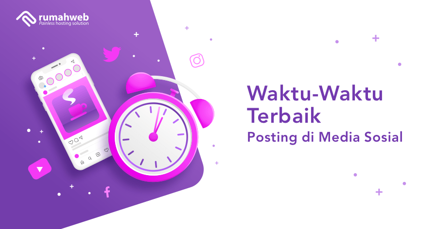 banner blog - waktu-waktu terbaik posting di media sosial