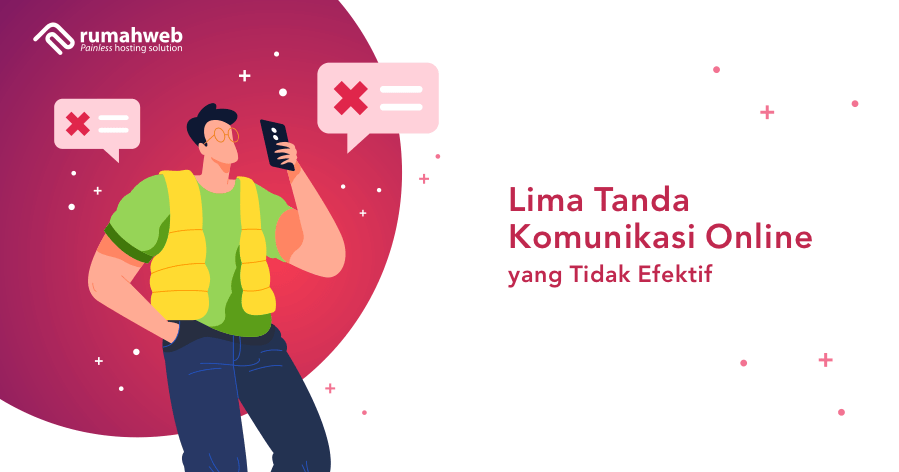 banner blog - lima tanda komunikasi online yang tidak afektif