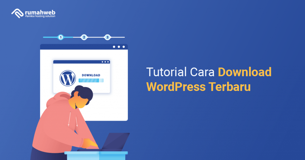 banner blog - Tutorial Cara Download WordPress Terbaru