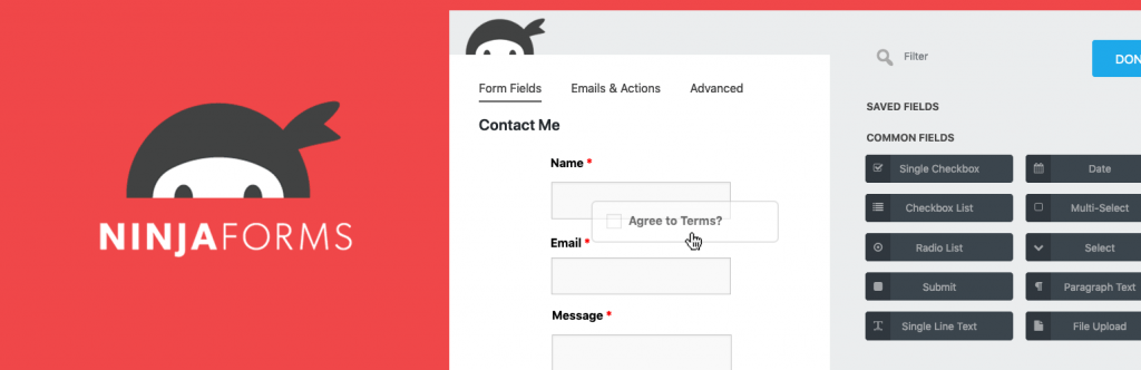 Ninja Forms - 5 Plugin Form WordPress Terbaik