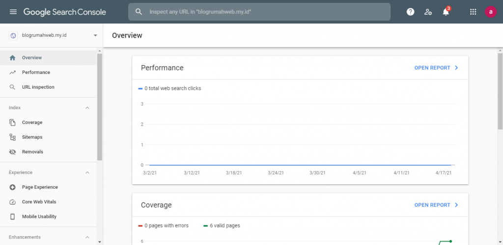 image 1 - Akses ke halaman Google Search Console - Cara Menghapus URL dari Google