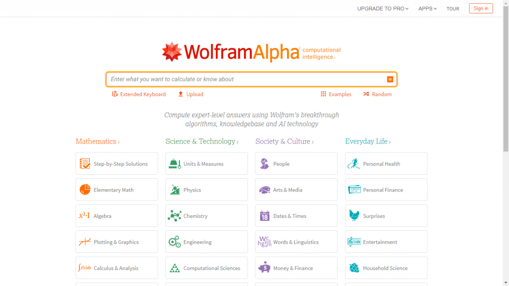 Wolfram Alpha - Website untuk Membantu Mengerjakan Soal Matematika Online