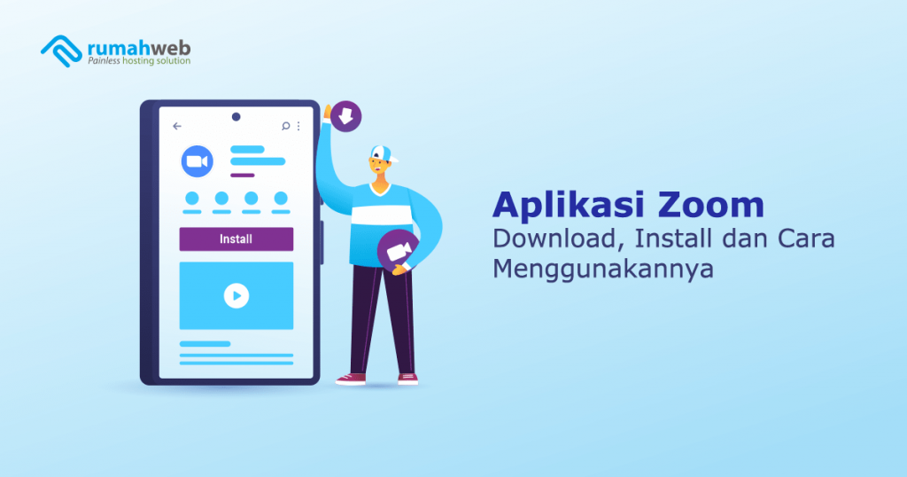 banner blog - Cara Download dan Install Aplikasi Zoom