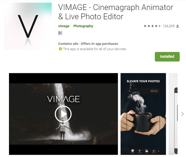 VIMAGE - Aplikasi Edit Foto Jadi Video Gratis