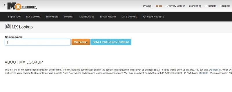 Mxtoolbox - 5 DNS Checker