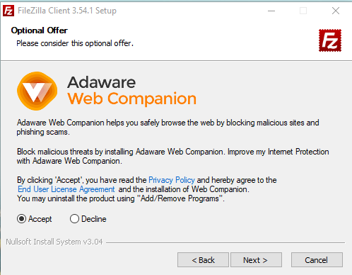 Cara install filezilla image 2