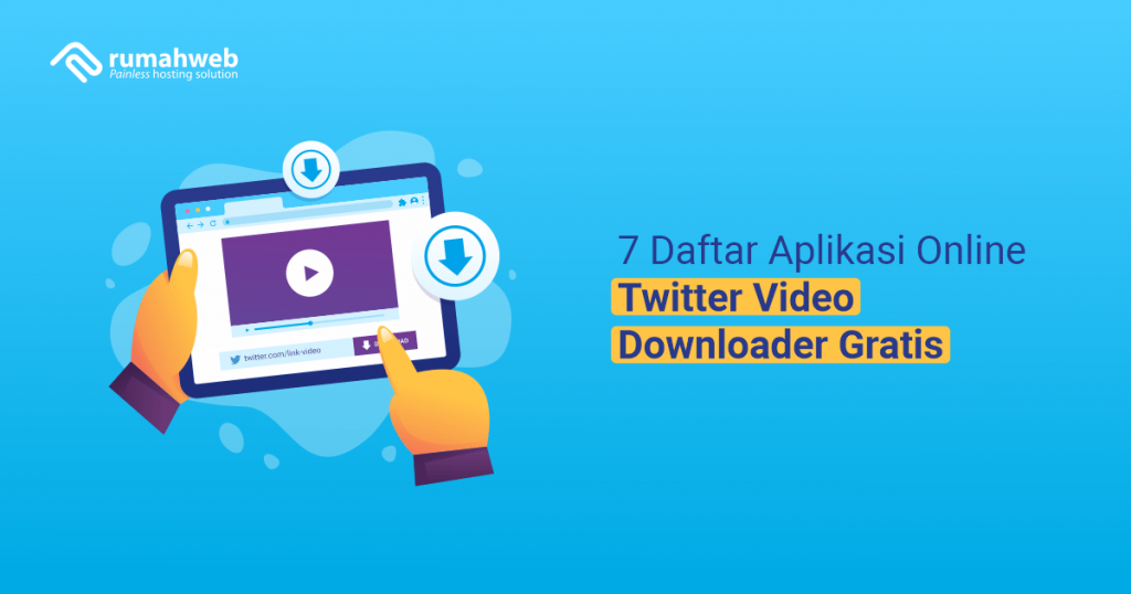 banner blog - 7 Daftar Aplikasi Online Twitter Video Downloader Gratis-min