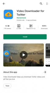 Video Downloader for Twitter