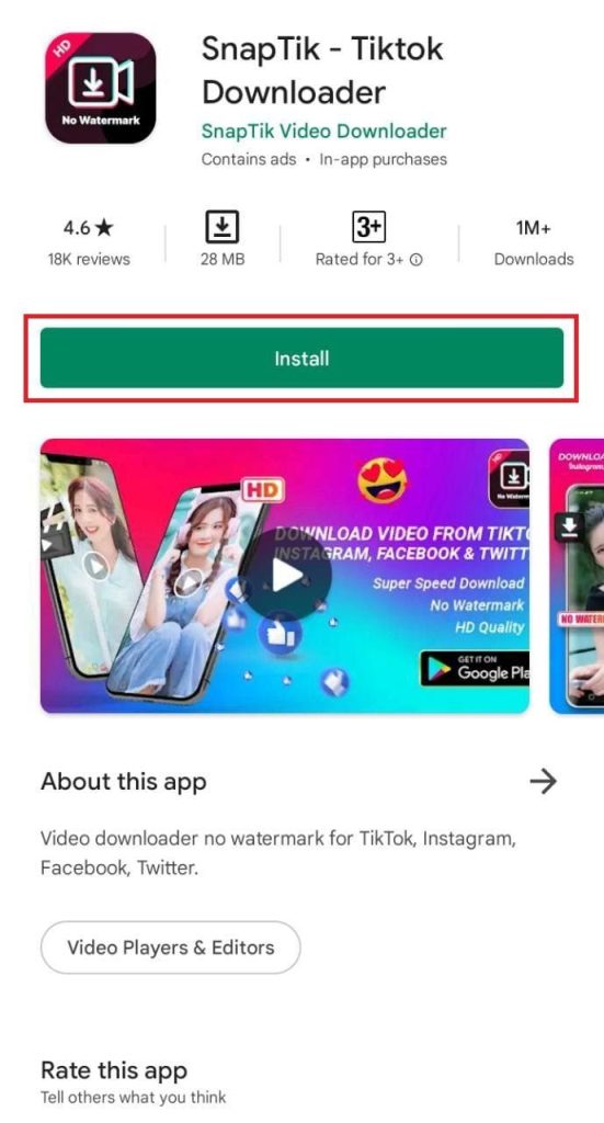Cara Download TikTok SnapTik di Android - image 1