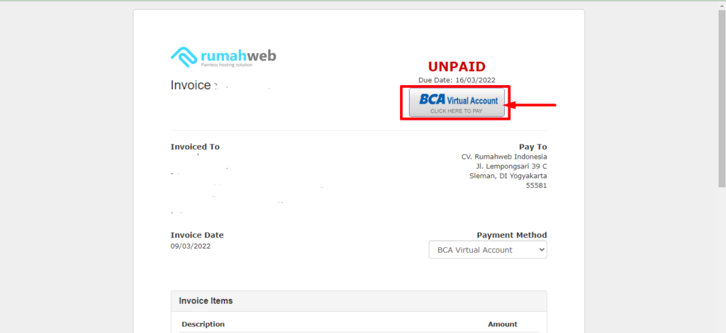 bayar tagihan dengan virtual account bca