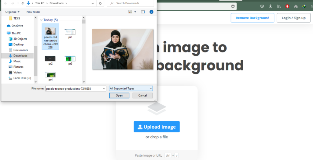 Cara Edit Background Pada Foto/Banner