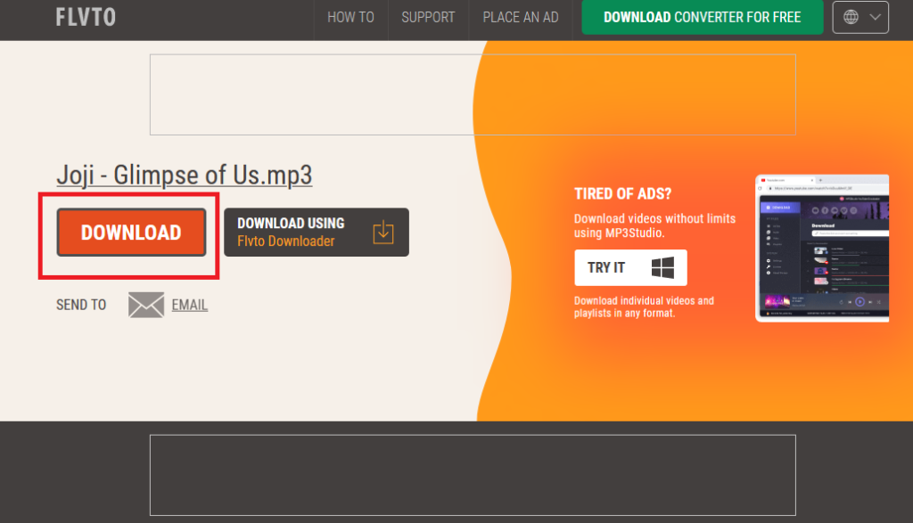 tampilan link download