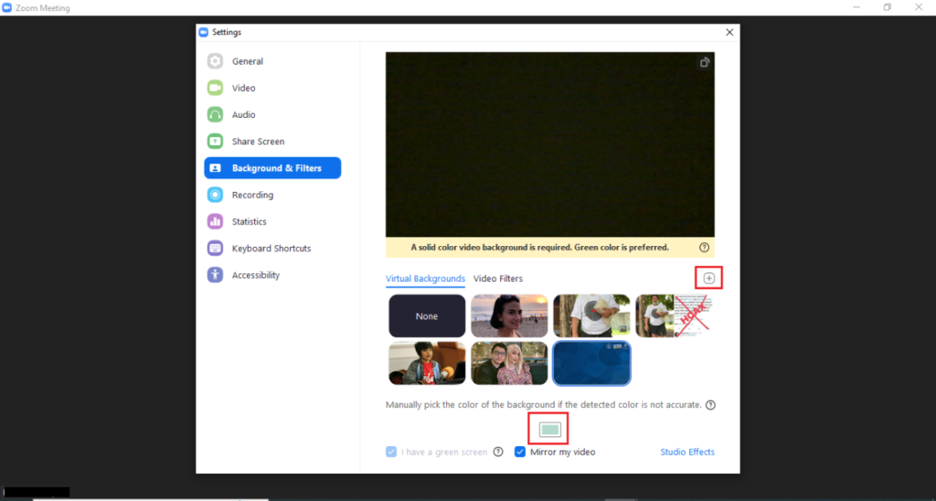 cara ganti background di zoom