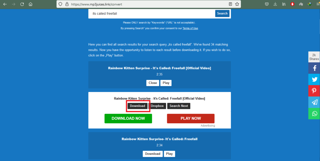 klik tombol download