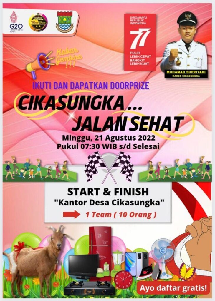 contoh Pamflet Kegiatan