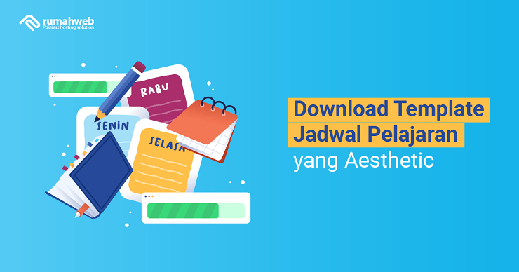 Banner - Download Template Jadwal Pelajaran yang Aesthetic