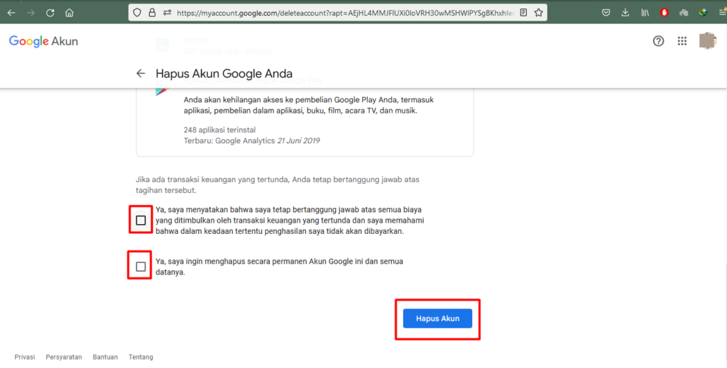 Cara Menghapus Akun Google Melalui Laptop