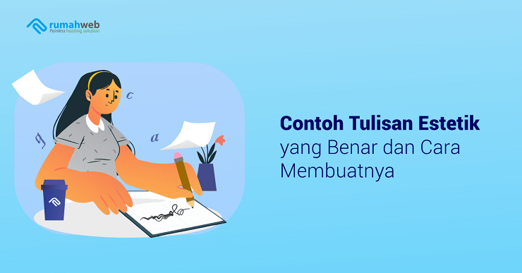 banner artikel - Contoh Tulisan Estetik yang Benar dan Cara Membuatnya