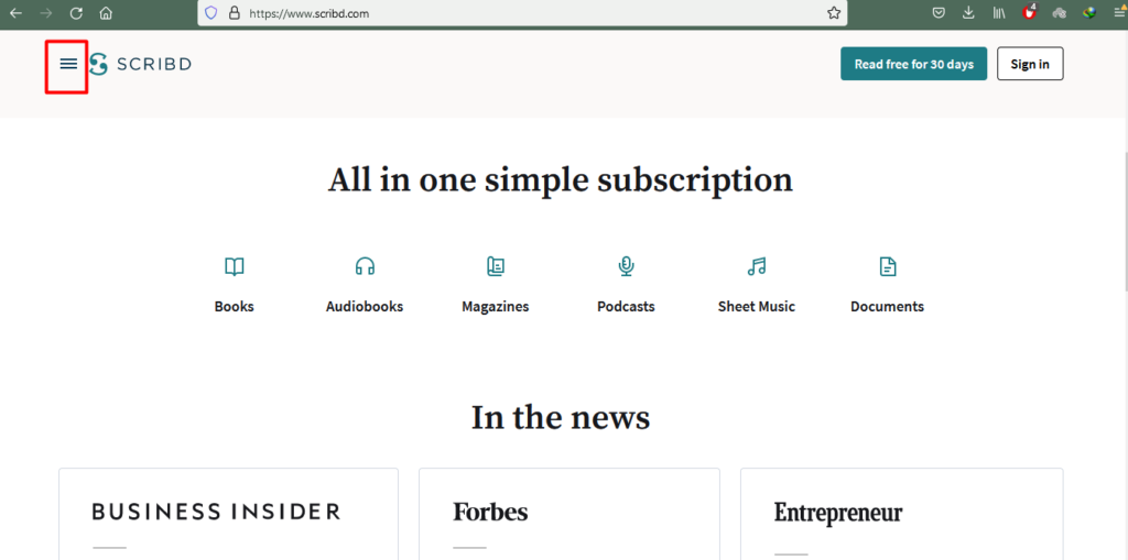Cara Download Scribd Gratis di Laptop