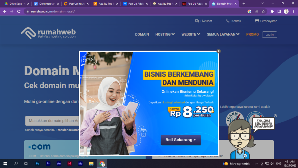 apa itu pop up adalah - contoh rumahweb