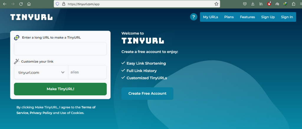 apa itu TinyURL web