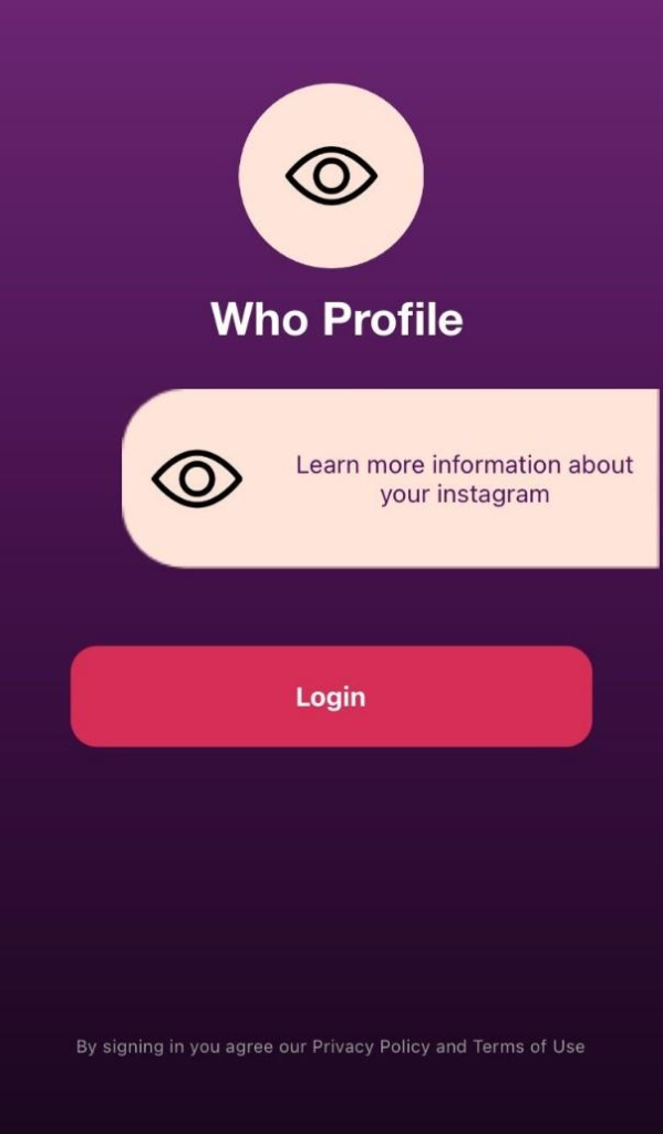 Aplikasi Who Profile