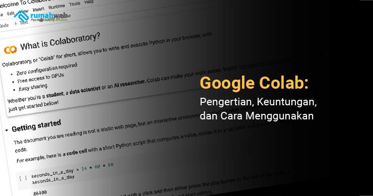 Banner Artikel - Apa itu Google Colab adalah