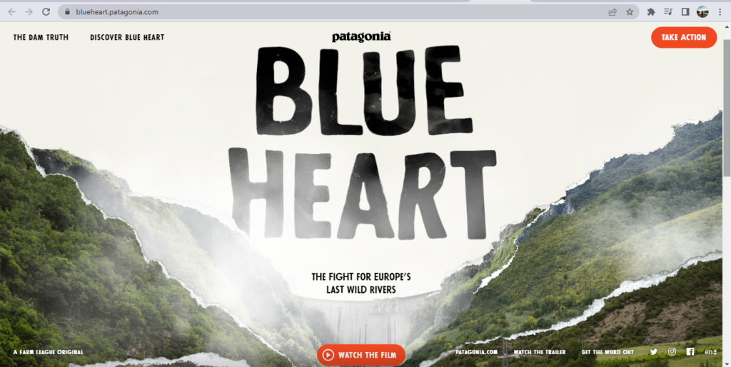 apa itu Blue Heart (Patagonia) 