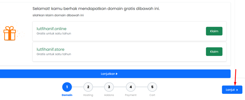 penawaran layanan tambahan