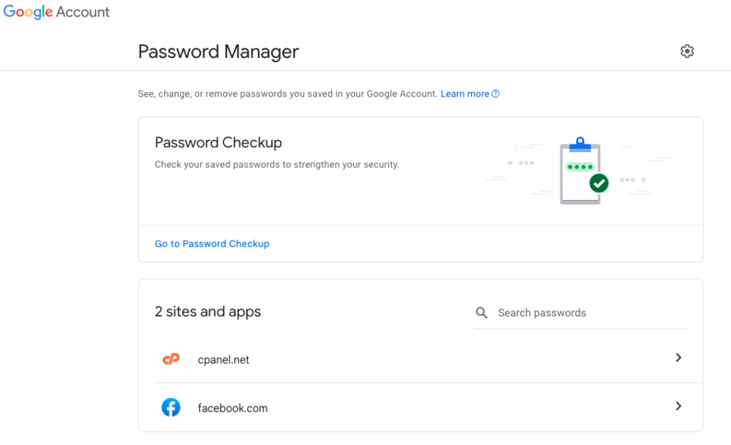 google sandi manager