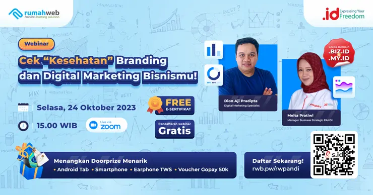 Webinar - Cek Kesehatan Branding dan Digital Marketing Bisnismu