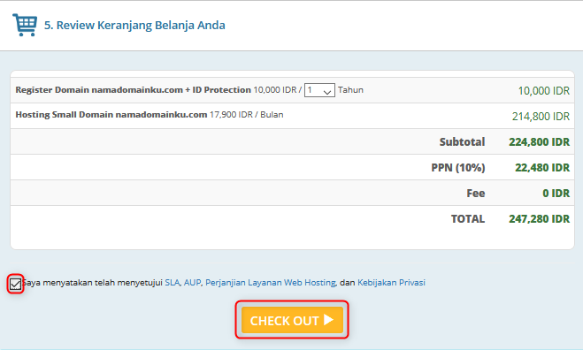 checklist persetujuan pembelian