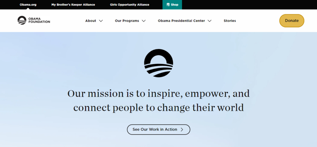 The Obama Foundation - wordpress