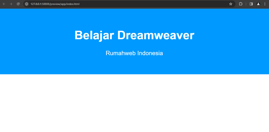 website html sederhana - apa itu html