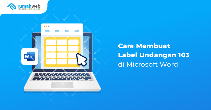 banner - cara membuat label undangan