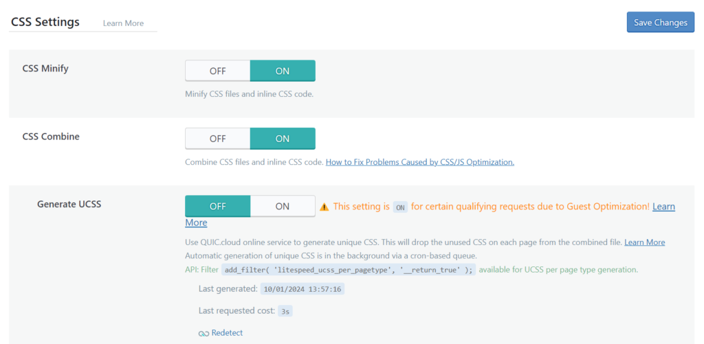 cara optimasi Minify melalui plugin Litespeed Cache
