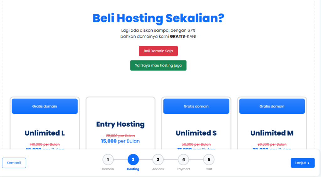 beli domain dan hosting untuk sekolah