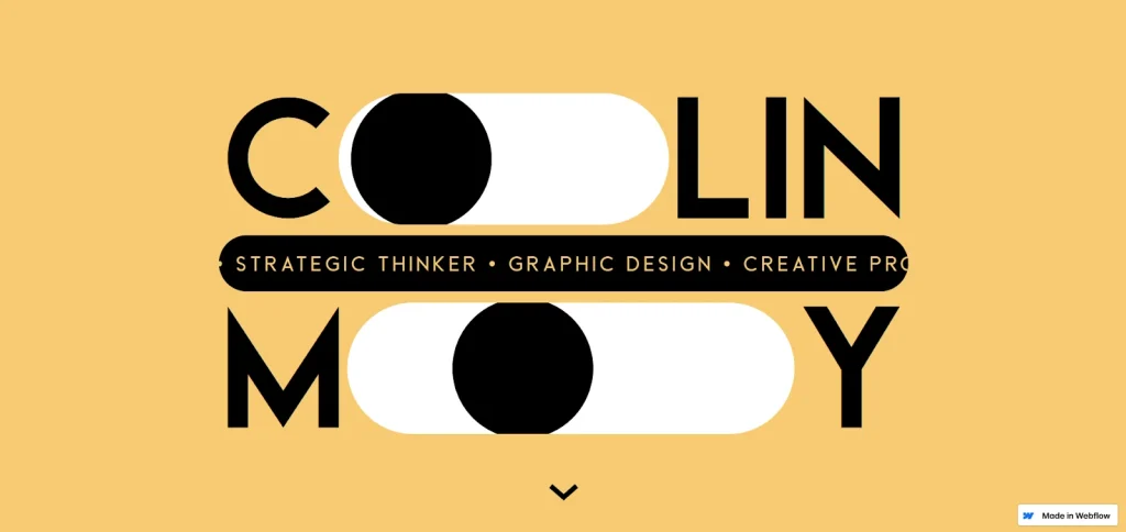 Colin Moy - Contoh Website Pribadi Terbaik