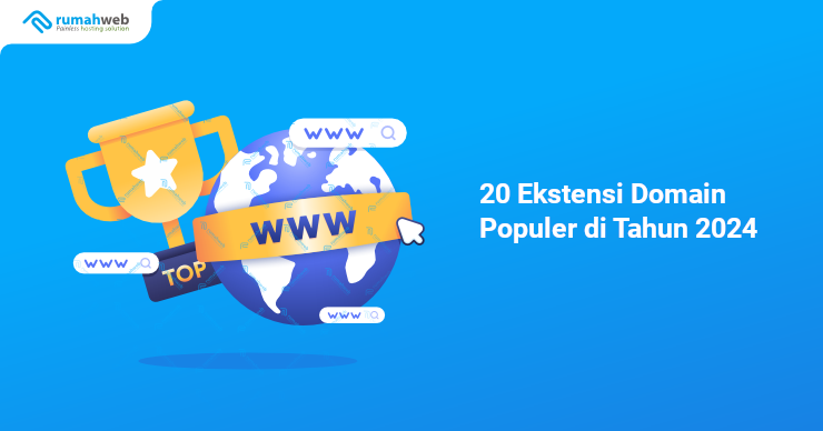 Banner - ekstensi domain populer 2024