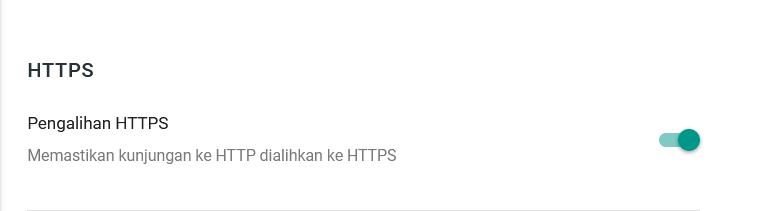 mengaktifkan https