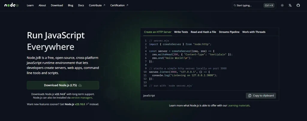 install Google Lighthouse di NodeJS