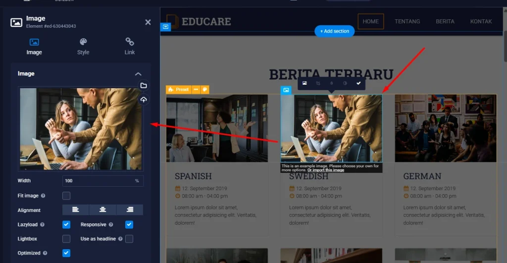 mengubah gambar