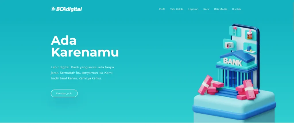 BCA Digital - Website Perusahaan