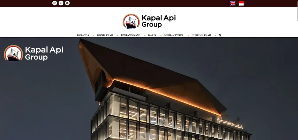 Kapal Api - Website Perusahaan
