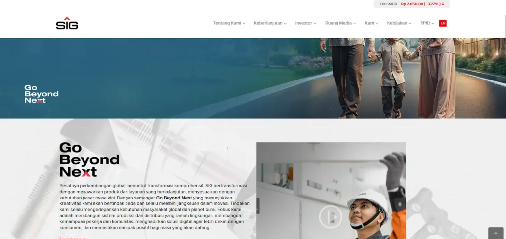 Semen Indonesia - Website Perusahaan