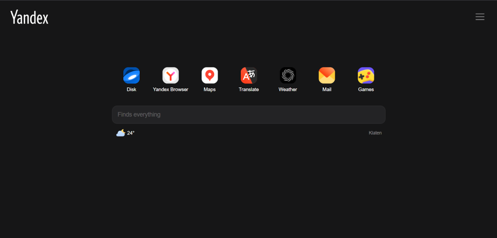 Yandex - Search Engine Selain Google
